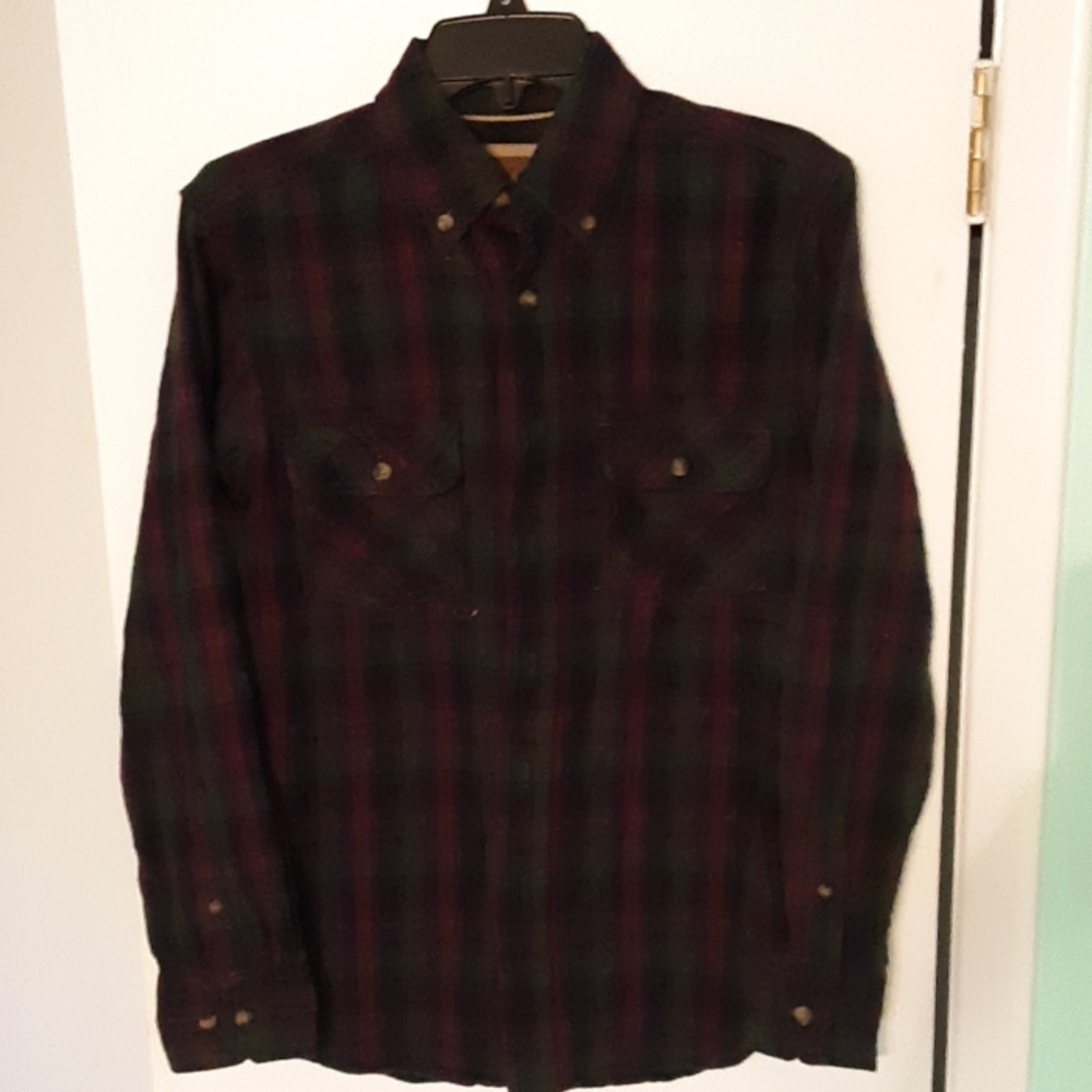 Mens long sleeve flannel